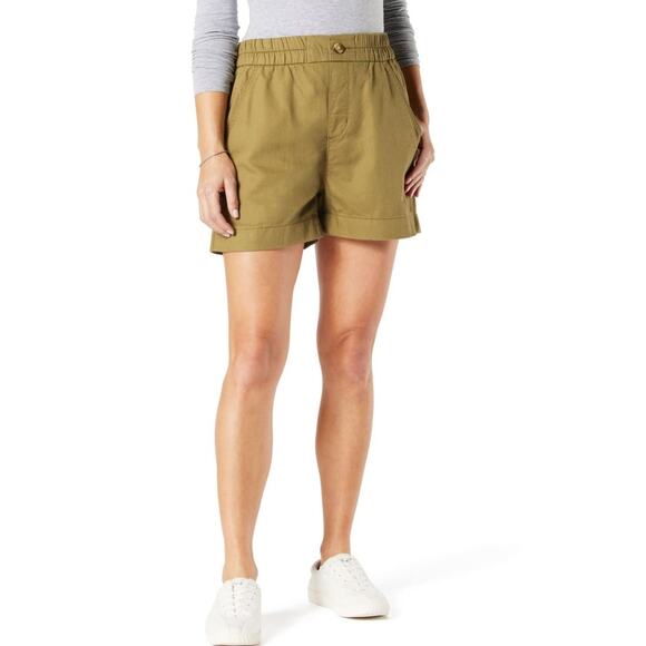 Signature by Levi Strauss Pants - Signature by Levi Strauss Gold Label Soft Olive Green Casual Shorts Women Sz L